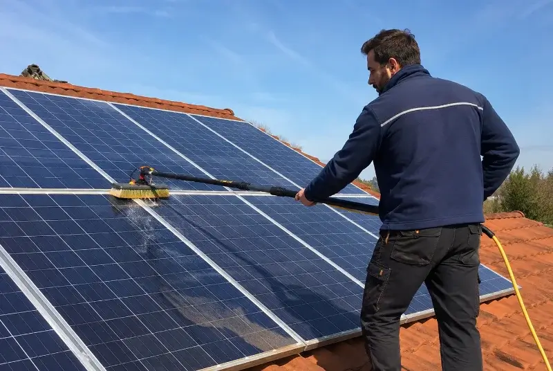 Nettoyage et entretien de panneaux solaires à Massaguel